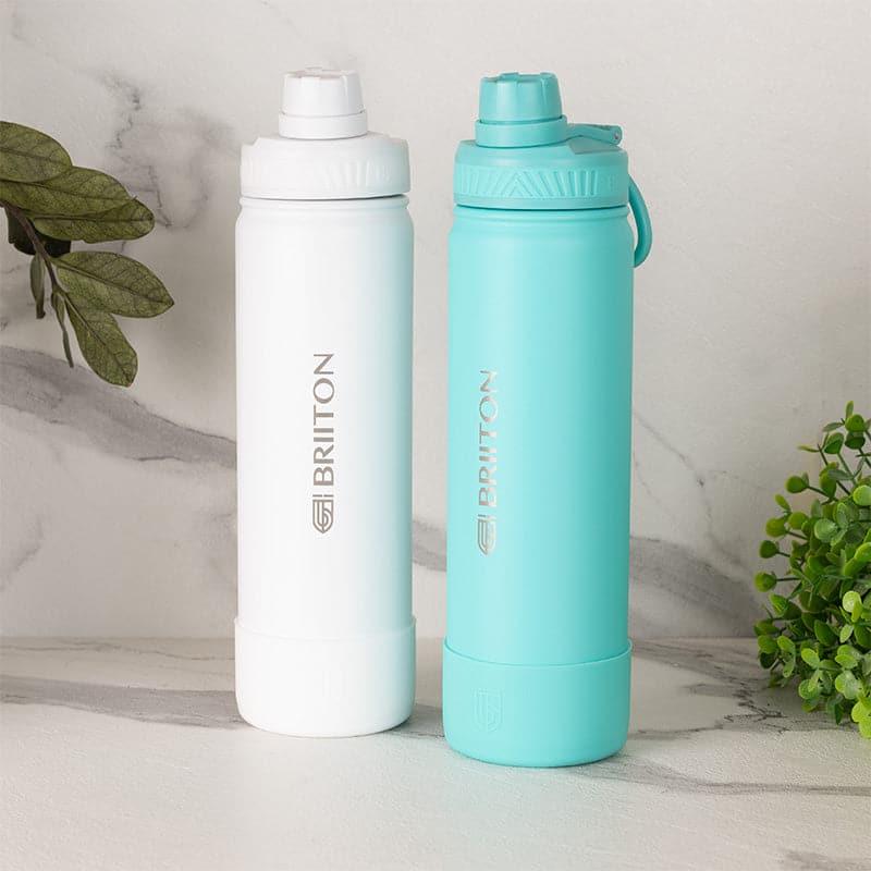 Buy Quench Pal 750 ML Hot & Cold Thermos Water Bottle (White & Sky Blue) - Set Of Two Bottle from Vaaree