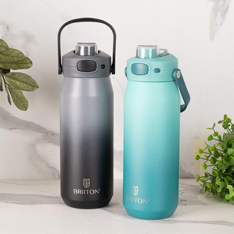 Buy Refresh Sip 750 ML Hot & Cold Thermos Water Bottle (Black & Blue) - Set Of Two Bottle from Vaaree