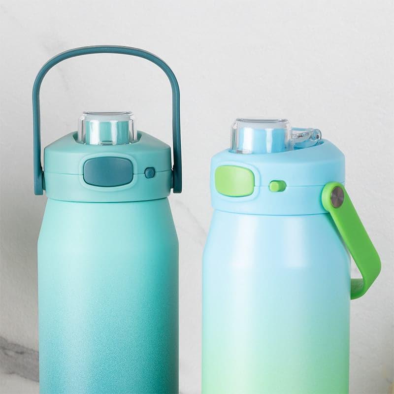 Buy Refresh Sip 750 ML Hot & Cold Thermos Water Bottle (Blue & Green) - Set Of Two Bottle from Vaaree