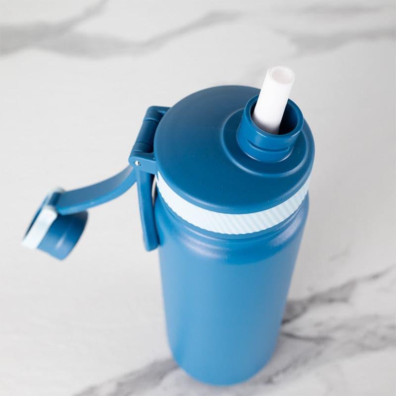 Bottle - Savour Sip Hot & Cold Thermos Water Bottle (Blue) - 750 ML