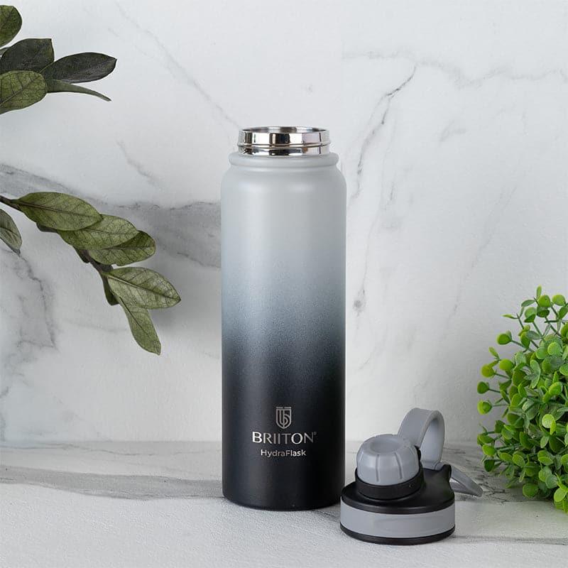 Bottle - Serene Sip 800 ML Hot & Cold Thermos Water Bottle (Black & Blue) - Set Of Two