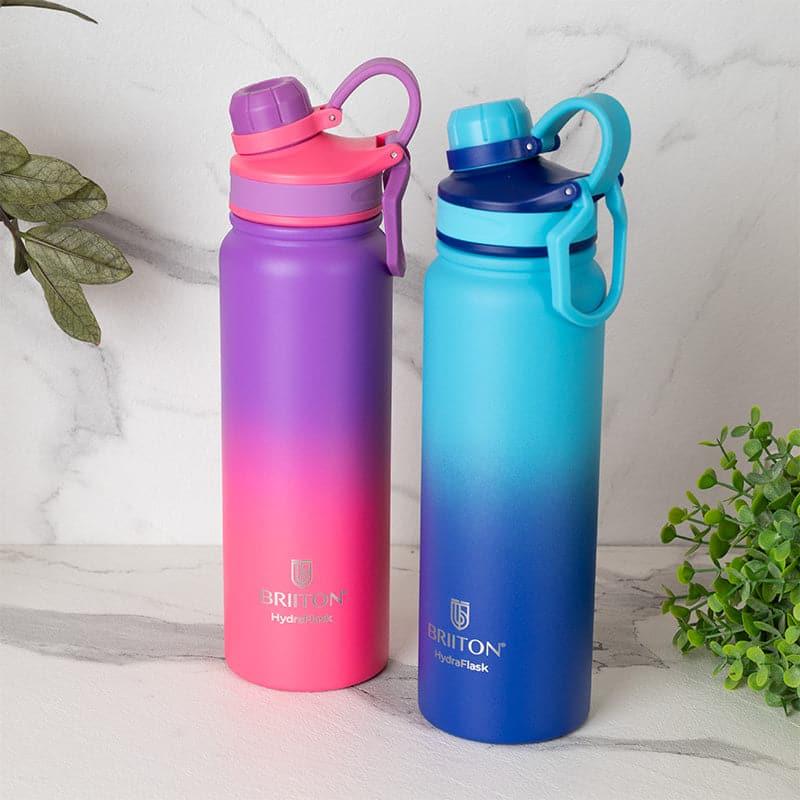 Buy Serene Sip 800 ML Hot & Cold Thermos Water Bottle (Pink & Blue) - Set Of Two Bottle from Vaaree