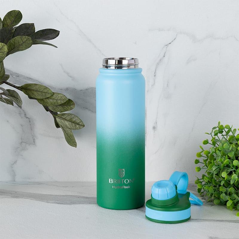 Buy Serene Sip Hot & Cold Thermos Water Bottle (Green & Light Blue) - 800 ML Bottle from Vaaree