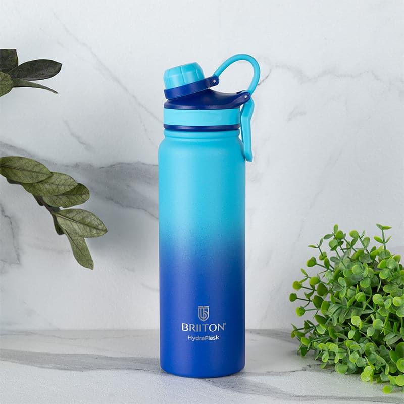 Buy Serene Sip Hot & Cold Thermos Water Bottle (Light Blue & Dark Blue) - 800 ML Bottle from Vaaree