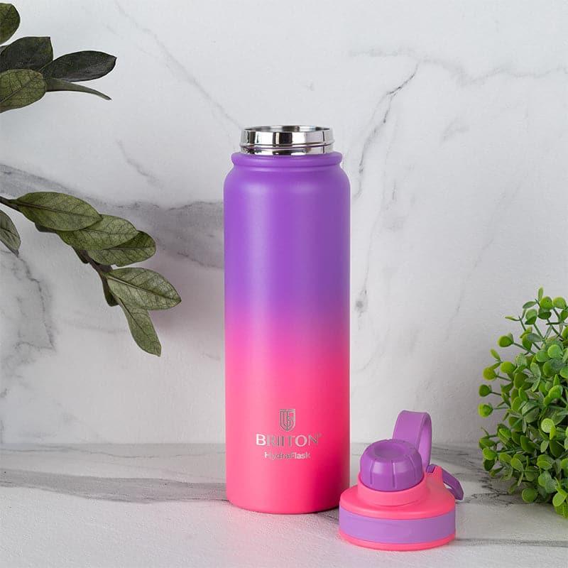 Buy Serene Sip Hot & Cold Thermos Water Bottle (Pink & Purple) - 800 ML Bottle from Vaaree