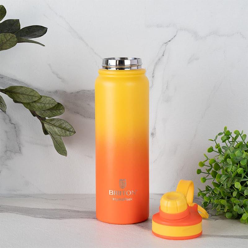 Buy Serene Sip Hot & Cold Thermos Water Bottle (Yellow & Orange) - 800 ML Bottle from Vaaree