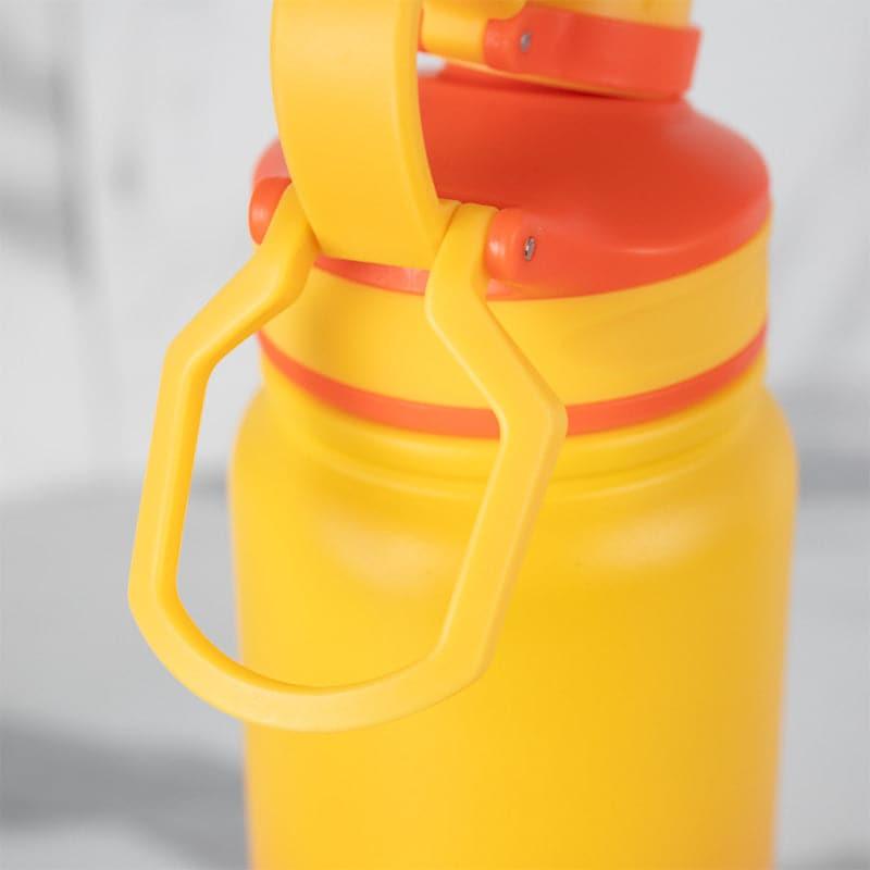 Buy Serene Sip Hot & Cold Thermos Water Bottle (Yellow & Orange) - 800 ML Bottle from Vaaree