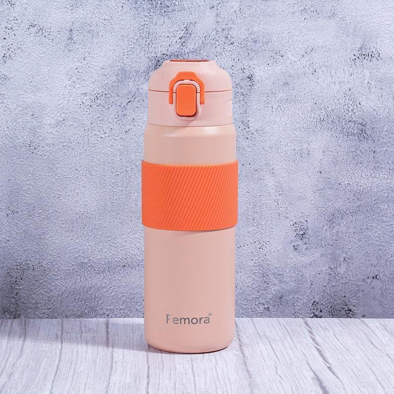 Bottle - Sip & Chill Water Bottle (Orange) - 600 ML