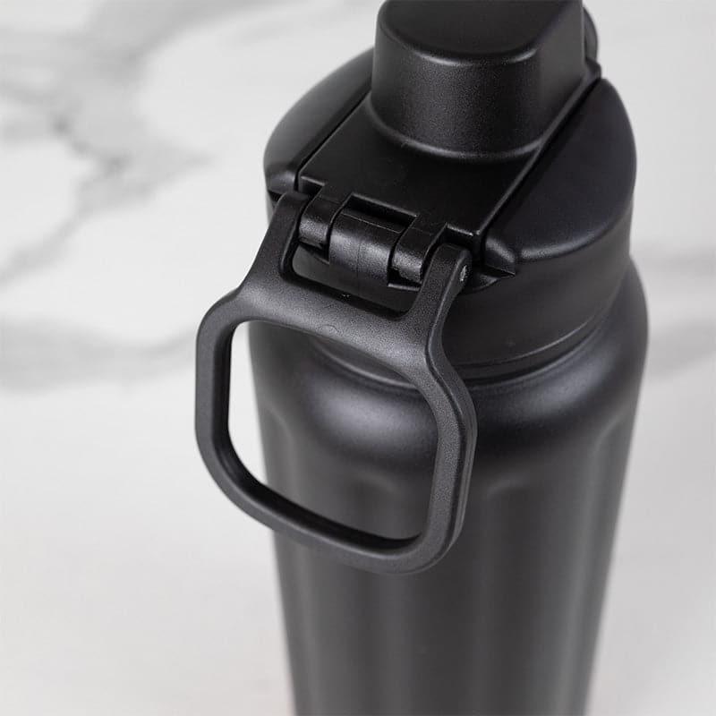 Buy Sip Bliss 750 ML Hot & Cold Thermos Water Bottle (Black & Grey) - Set Of Two Bottle from Vaaree