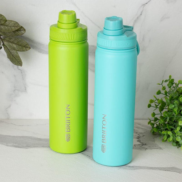 Buy Sip Slay 750 ML Hot & Cold Thermos Water Bottle (Green & Sky Blue) - Set Of Two Bottle from Vaaree