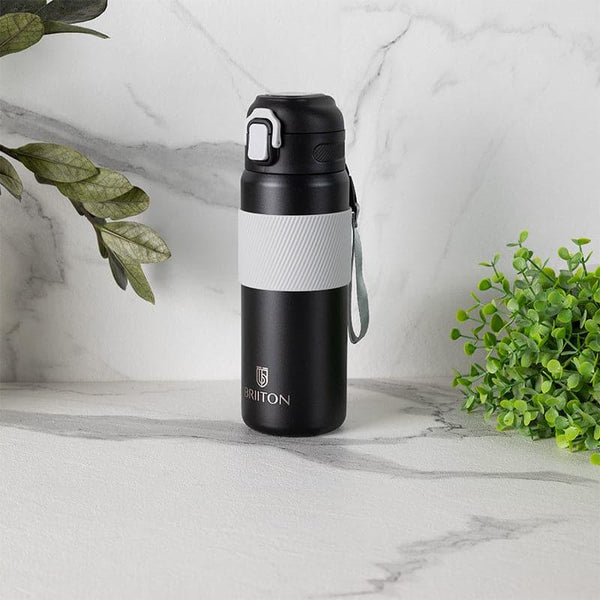 Buy Speed Hot & Cold Thermos Water Bottle (Black) - 650 ML Bottle from Vaaree