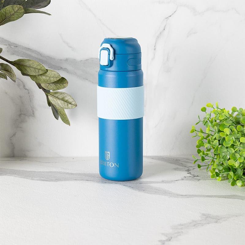 Buy Speed Hot & Cold Thermos Water Bottle (Blue) - 650 ML Bottle from Vaaree