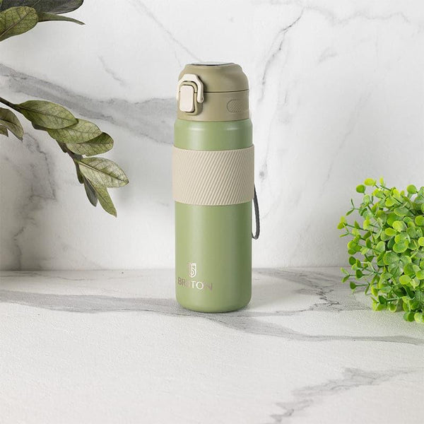 Bottle - Speed Hot & Cold Thermos Water Bottle (Green) - 650 ML