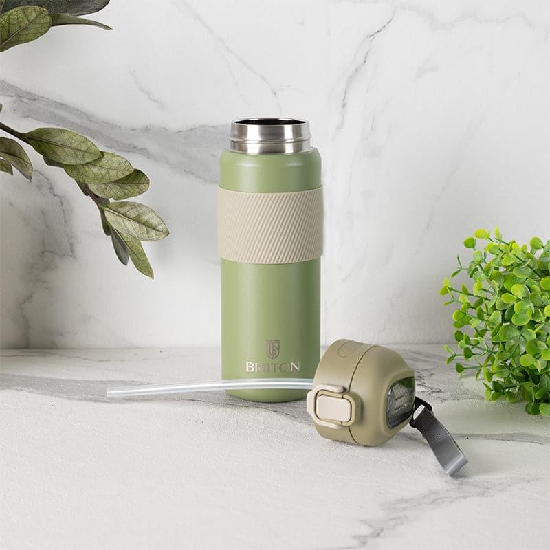 Bottle - Speed Hot & Cold Thermos Water Bottle (Green) - 650 ML