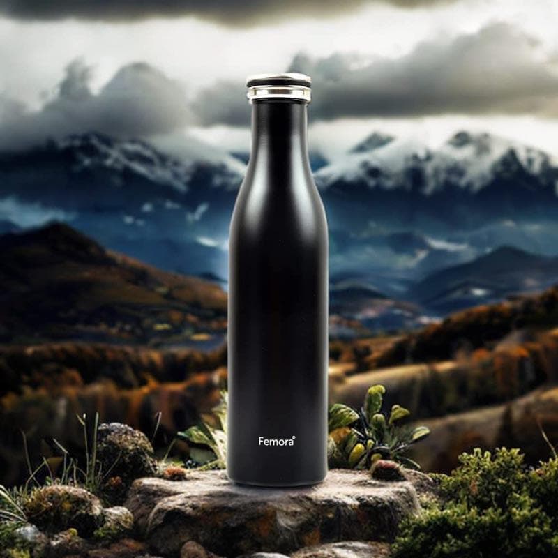 Bottle - Stainless Steel Bottle - Black