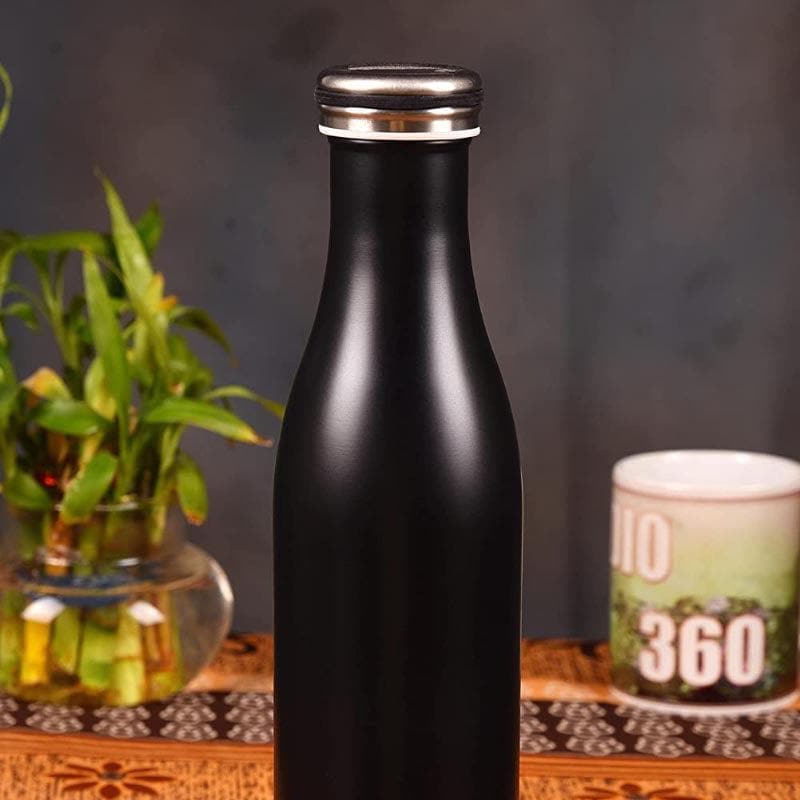 Bottle - Stainless Steel Bottle - Black