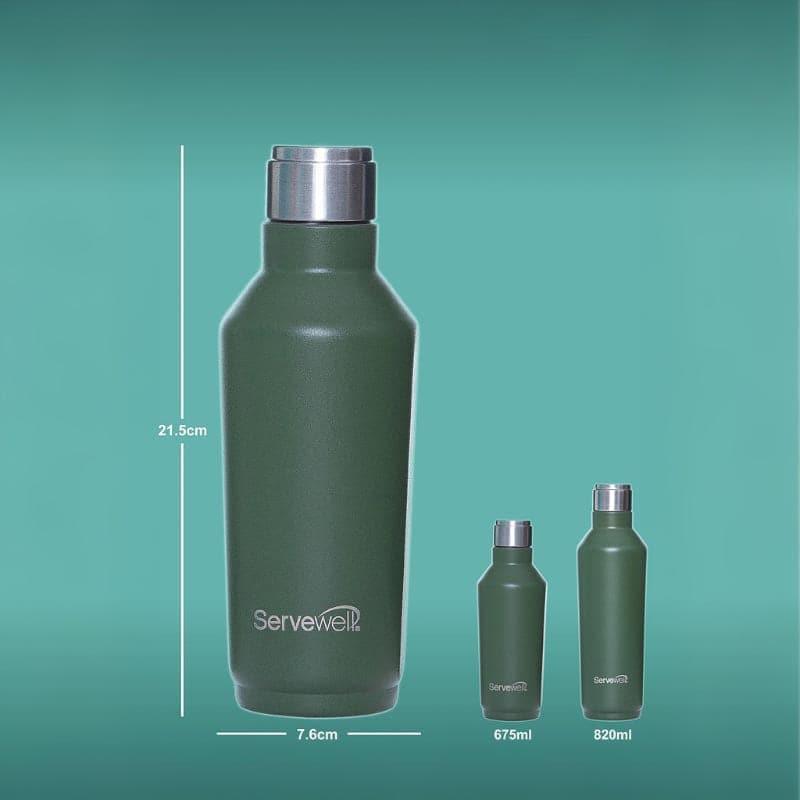 Bottle - Steel Chill Bottle (675 ML) - Military Green