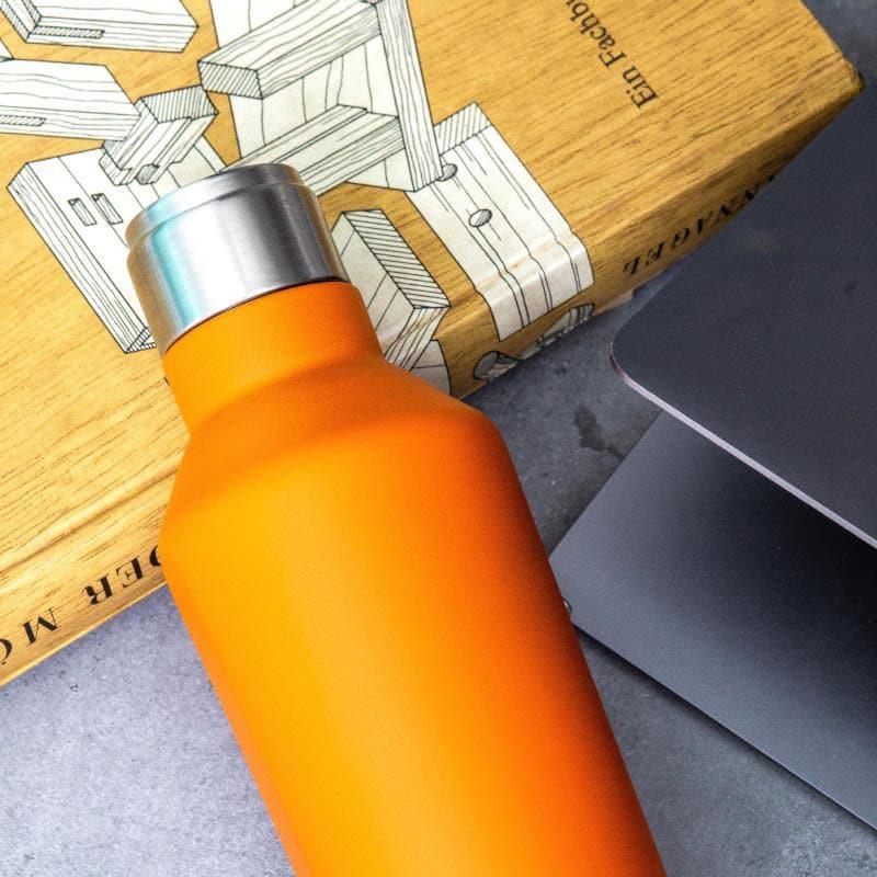 Bottle - Steel Chill Bottle (675 ML) - Sunset Orange