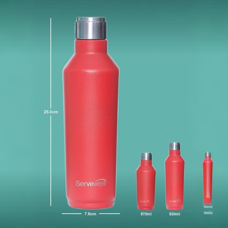 Bottle - Steel Chill Bottle (820 ML) - Fuji Red