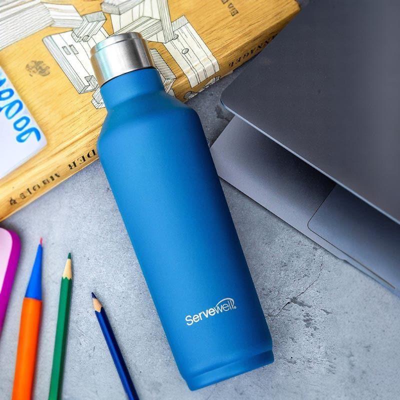 Buy Steel Chill Bottle (820 ML) - Imperial Blue Bottle from Vaaree