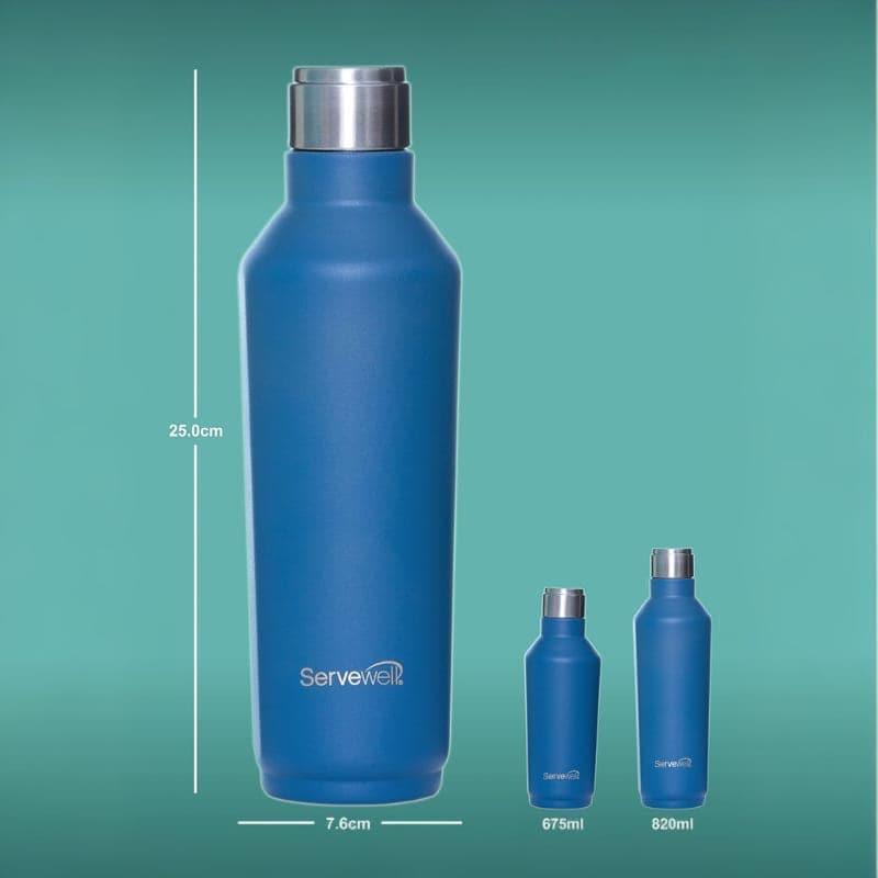 Bottle - Steel Chill Bottle (820 ML) - Imperial Blue