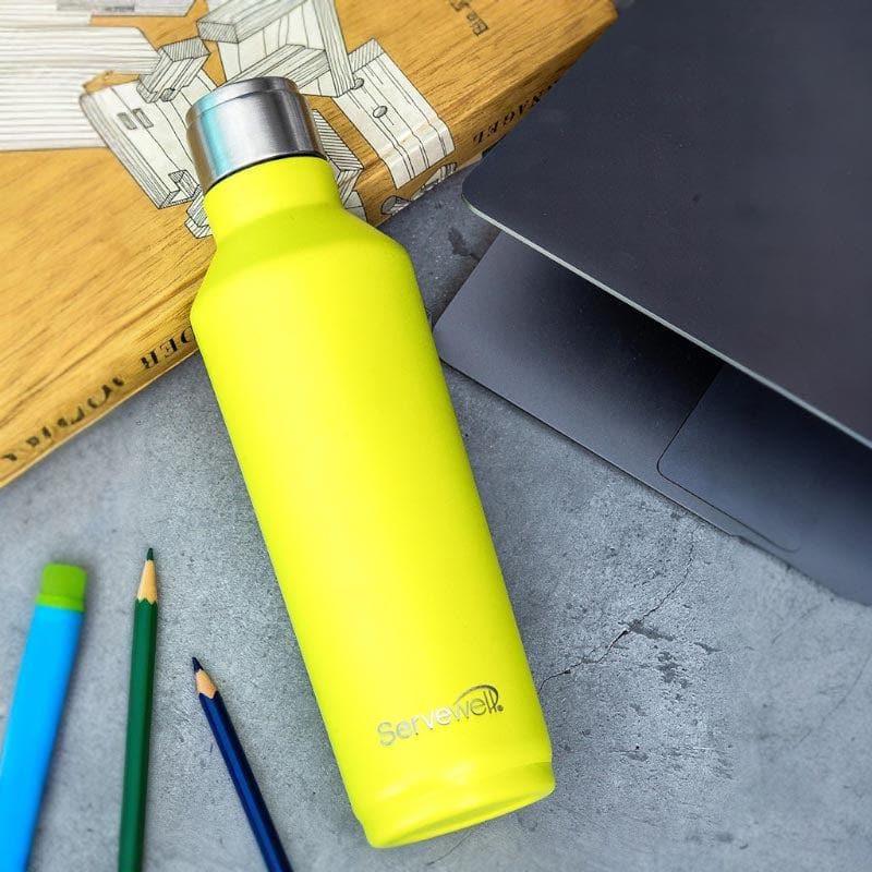 Buy Steel Chill Bottle (820 ML) - Lime Green Bottle from Vaaree