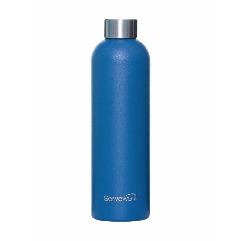 Buy Steel Elegance Elixir Bottle (900 ML) - Imperial Blue Bottle from Vaaree