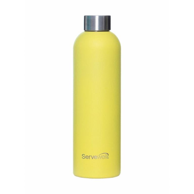 Bottle - Steel Elegance Elixir Bottle (900 ML) - Lemon Yellow