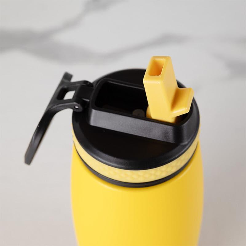 Buy Turbo 1000 ML Hot & Cold Thermos Water Bottle (Yellow & Blue) - Set Of Two Bottle from Vaaree