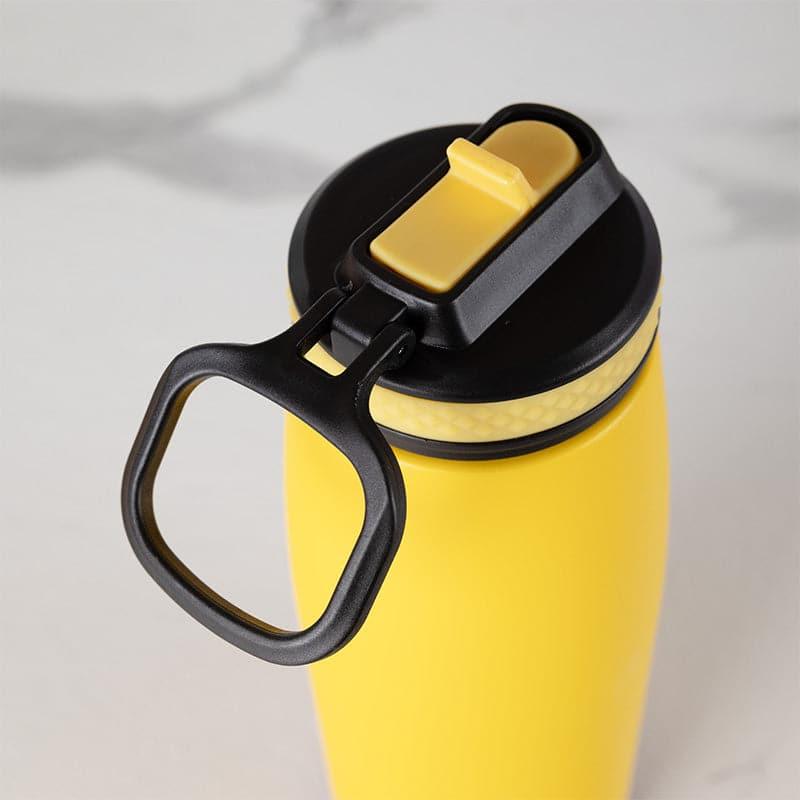 Buy Turbo 1000 ML Hot & Cold Thermos Water Bottle (Yellow & Blue) - Set Of Two Bottle from Vaaree