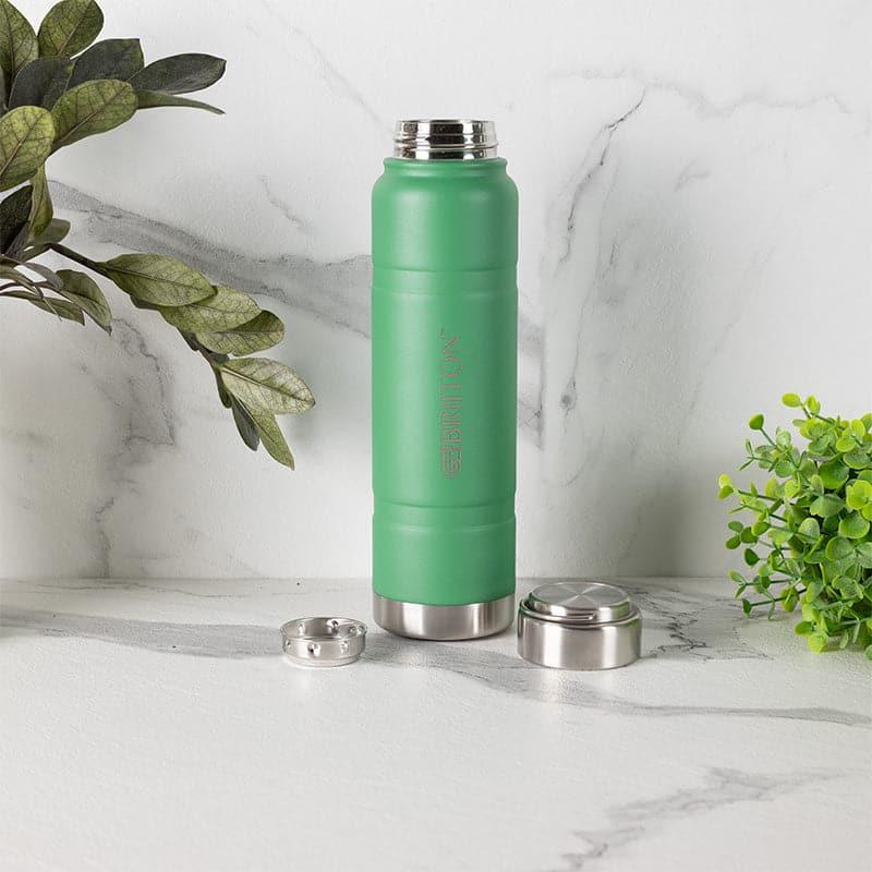 Buy Velno 750 ML Hot & Cold Thermos Water Bottle (Pink & Green) - Set Of Two Bottle from Vaaree