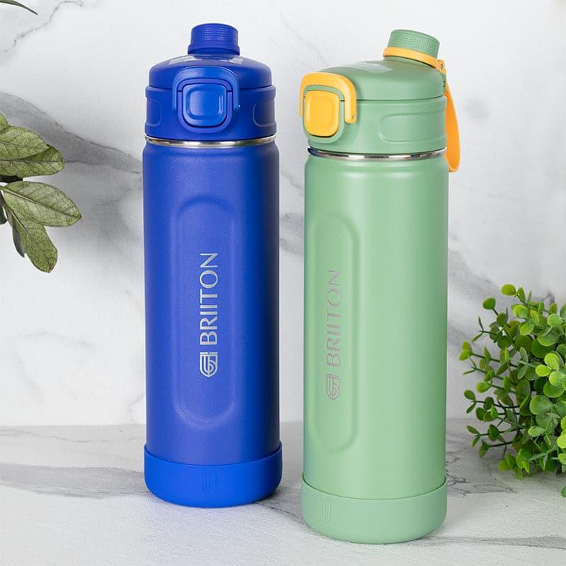 Buy Ventura Sip 1000 ML Hot & Cold Thermos Water Bottle (Green & Blue) - Set Of Two Bottle from Vaaree