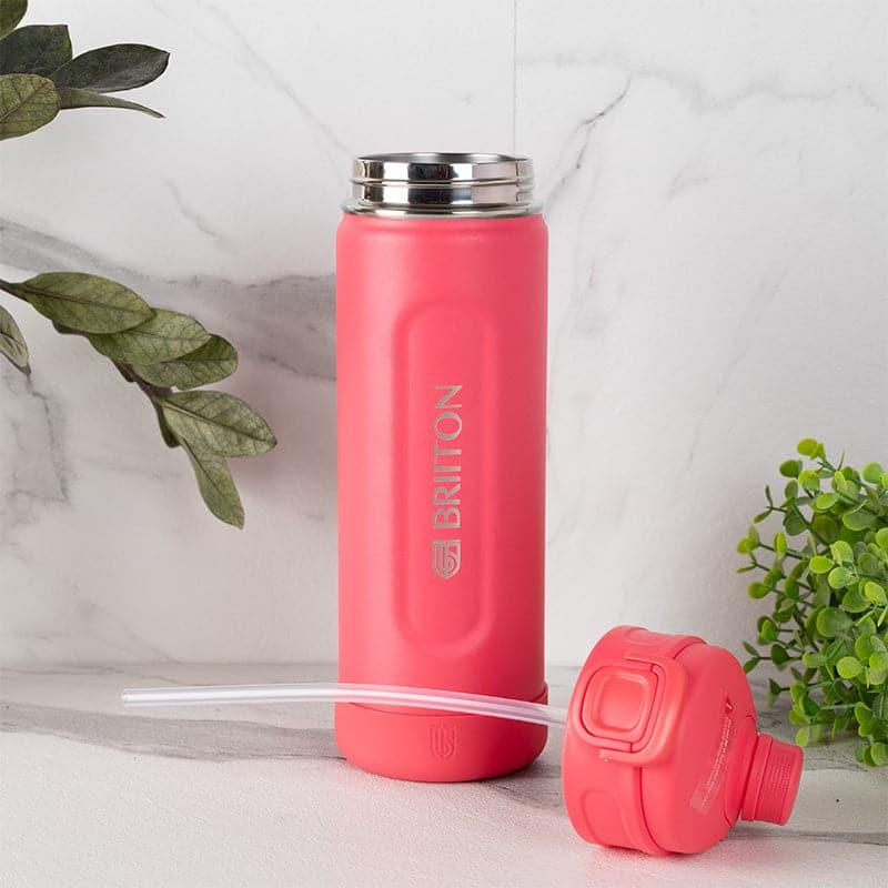 Buy Ventura Sip 1000 ML Hot & Cold Thermos Water Bottle (Pink & Blue) - Set Of Two Bottle from Vaaree