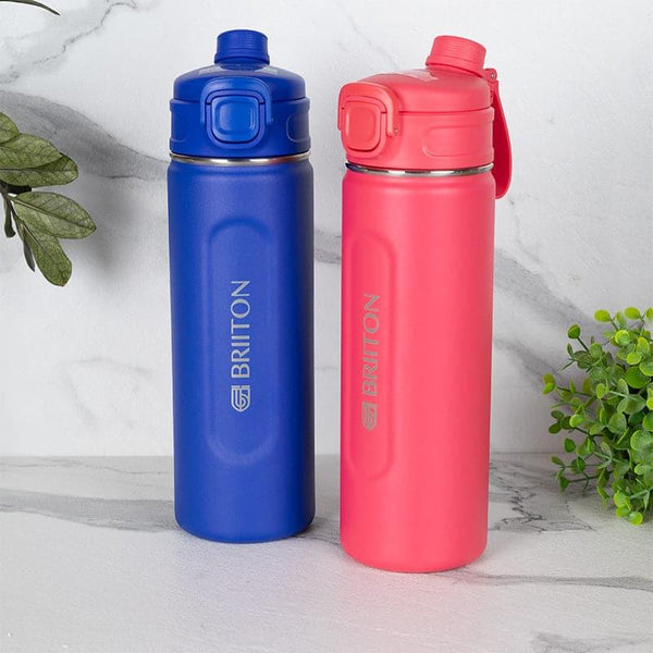 Buy Verga Sip 1000 ML Hot & Cold Thermos Water Bottle (Blue & Pink) - Set Of Two Bottle from Vaaree