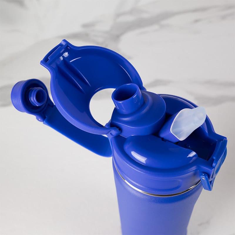 Bottle - Verga Sip Hot & Cold Thermos Water Bottle (Dark Blue) - 1000 ML
