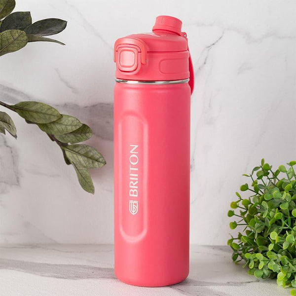 Bottle - Verga Sip Hot & Cold Thermos Water Bottle (Pink) - 1000 ML