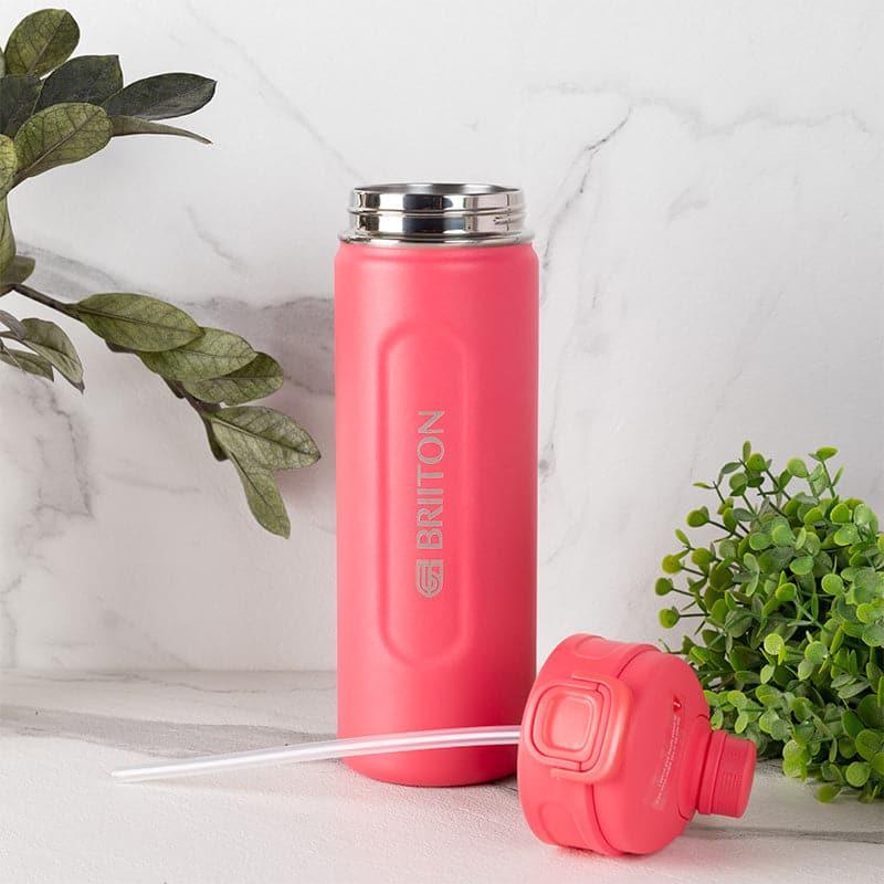 Bottle - Verga Sip Hot & Cold Thermos Water Bottle (Pink) - 1000 ML