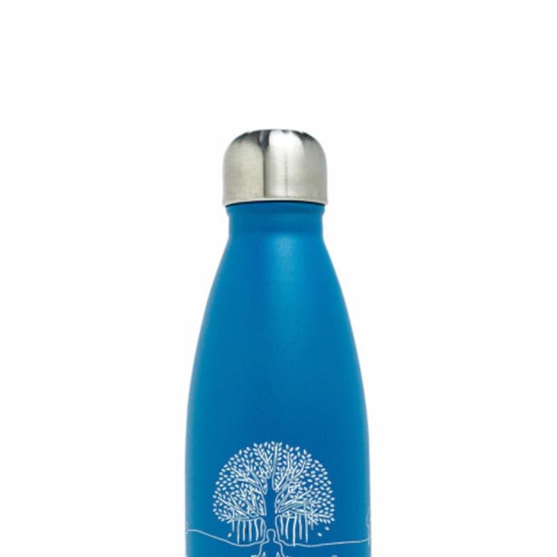 Bottle - Zen Sip Hot & Cold Thermos Bottle (Blue) - 500 ML