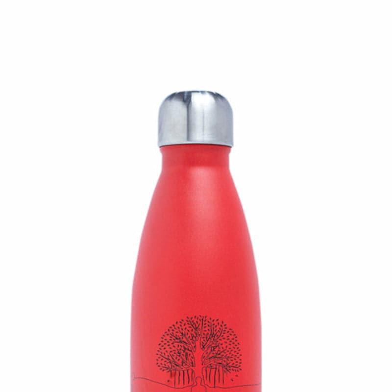 Bottle - Zen Sip Hot & Cold Thermos Bottle (Red) - 500 ML