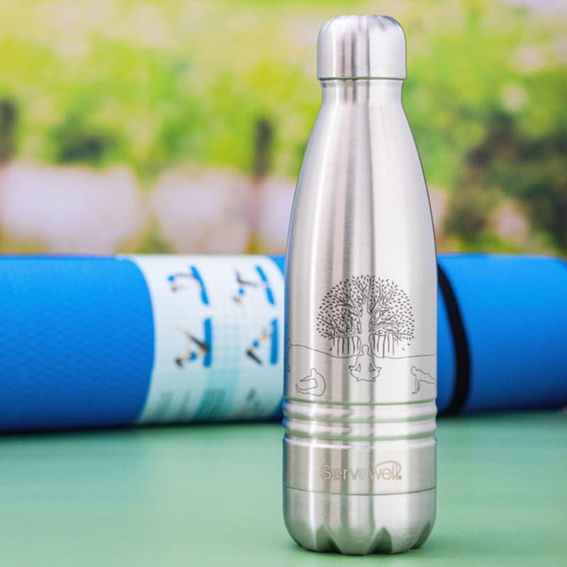 Buy Zen Sip Hot & Cold Thermos Bottle (Steel) - 500 ML Bottle from Vaaree