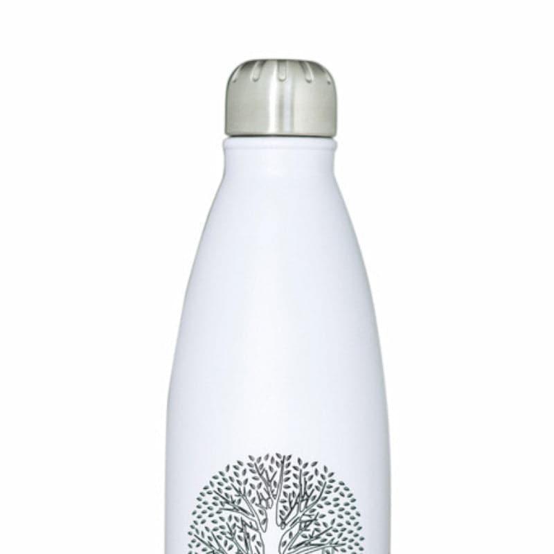 Bottle - Zen Sip Hot & Cold Thermos Bottle (White) - 1000 ML