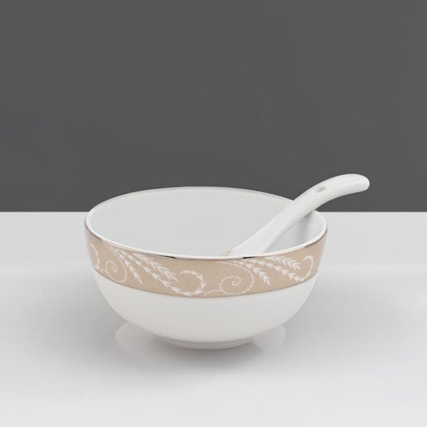 Buy Aweesy Gold Soup Bowl - Set Of Twelve Bowl from Vaaree