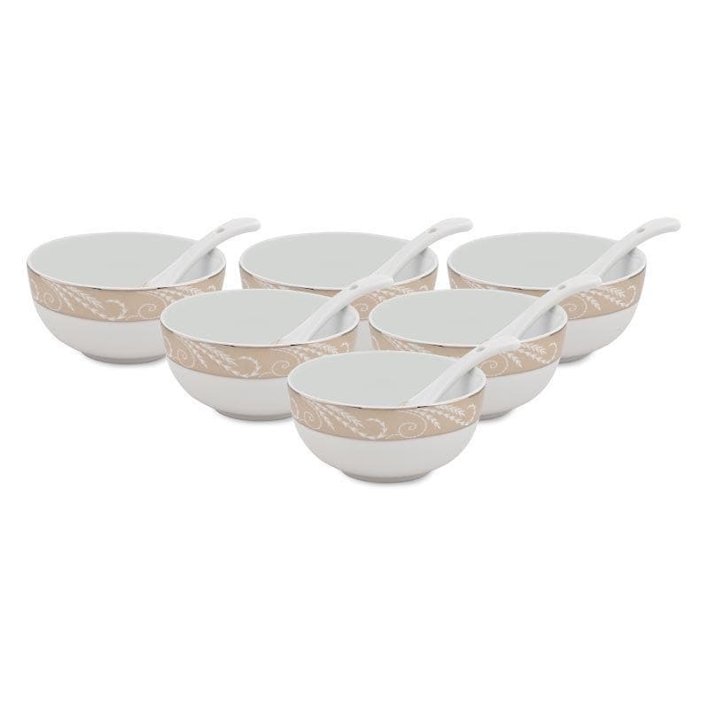 Bowl - Aweesy Gold Soup Bowl - Set Of Twelve