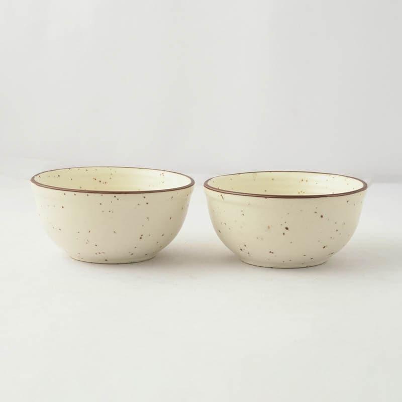 Buy Beige Mia Bowl - Set Of Two Bowl from Vaaree