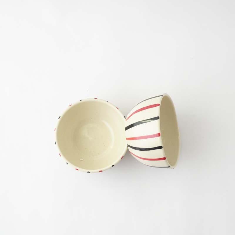 Buy Colorful Striped Squad Bowls - Set Of Two Bowl from Vaaree