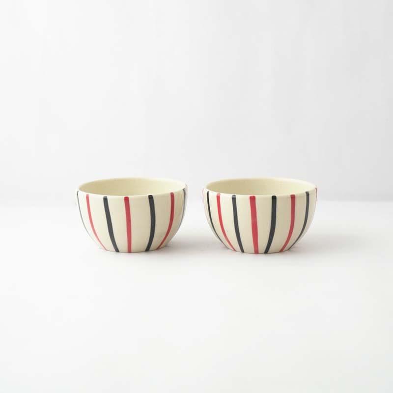 Buy Colorful Striped Squad Bowls - Set Of Two Bowl from Vaaree