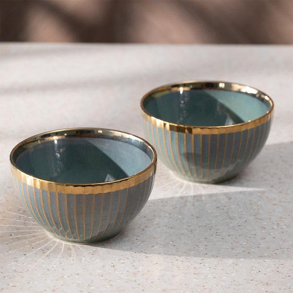 Bowl - Eldar Bowl (Green Gold) - Set Of Two