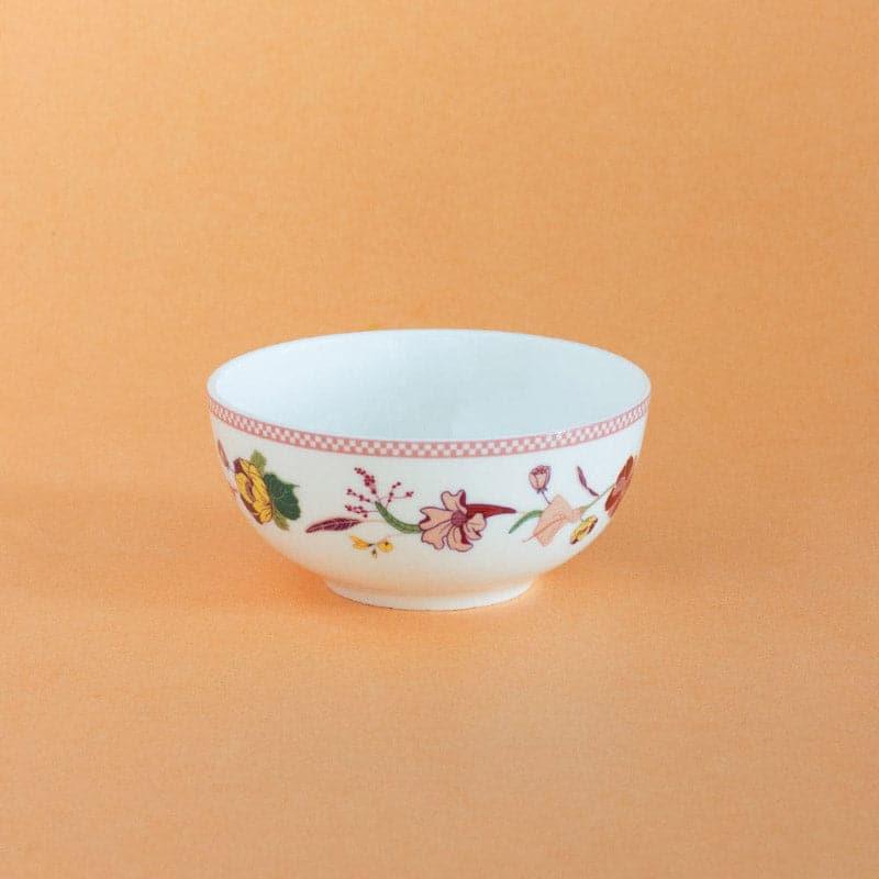Buy Bowl - Garden Of Eden Fine China Ceramic Small Katori Bowls - Set Of Six at Vaaree online