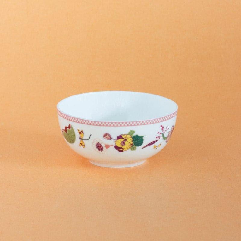 Buy Garden Of Eden Fine China Ceramic Small Katori Bowls - Set Of Six Bowl from Vaaree