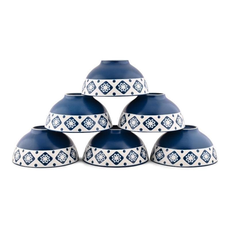 Bowl - Indulge In Indigo Bowls - Set Of Six